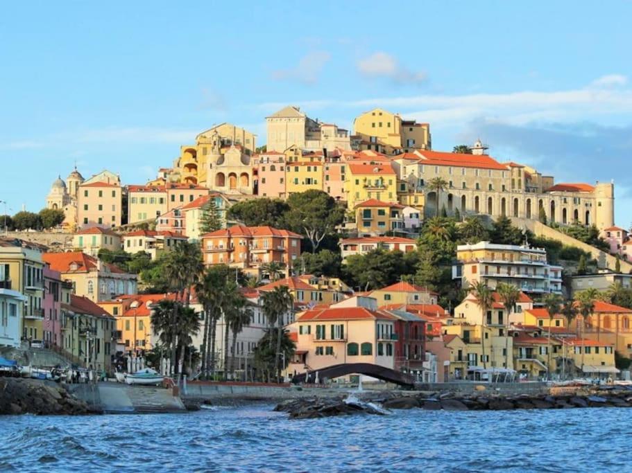 Casa Vista Mare - Superb Garden And Parking Included Villa Imperia Exteriör bild